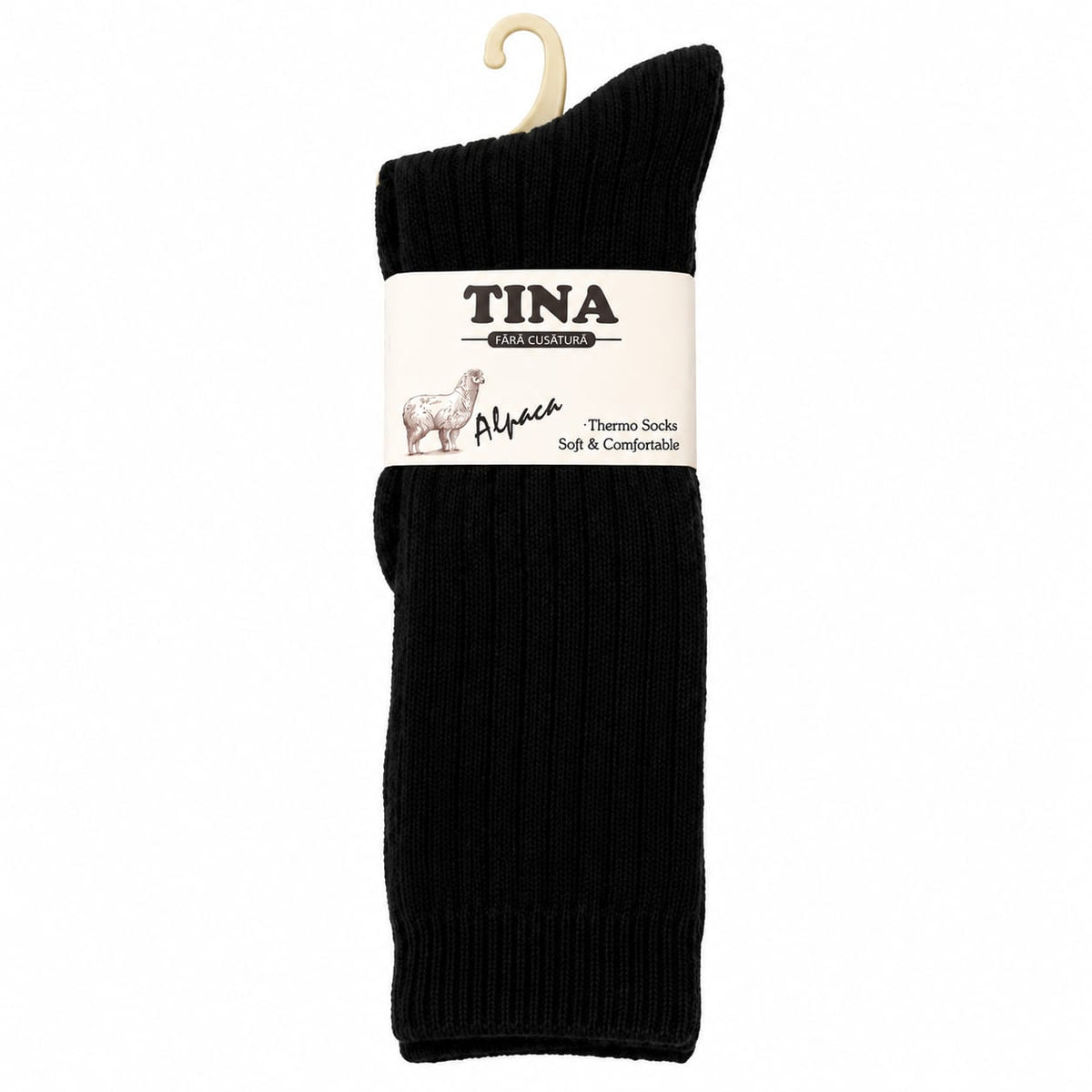 Șosete lungi, călduroase, cu model striat – Damă