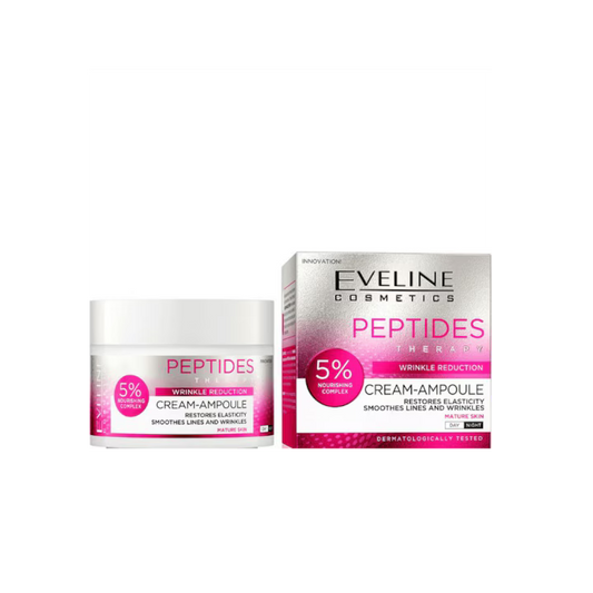Cremă antirid pentru ten matur Peptides Therapy de la Eveline Cosmetics,50 ml