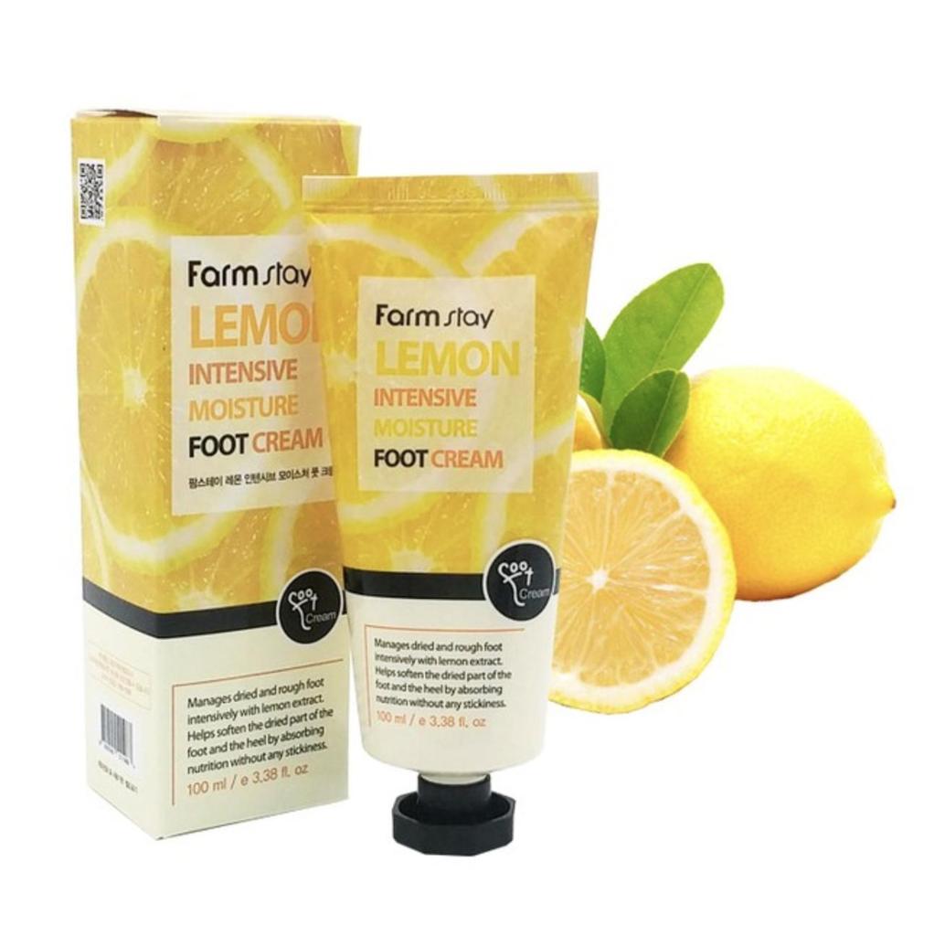 FARM STAY Cremă pentru picioare hidratanta intensiva cu lamaie ,100ml
