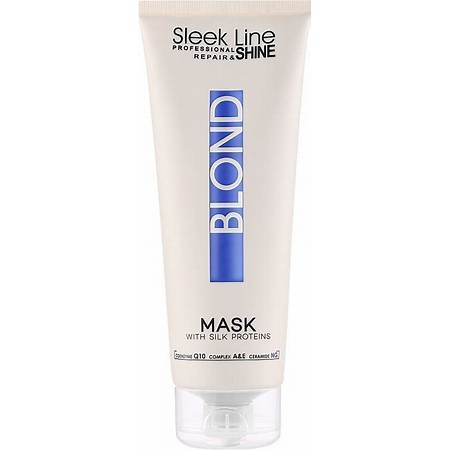 Mască Violet Blond cu pigment neutralizant violet,Sleek Line,250 ml