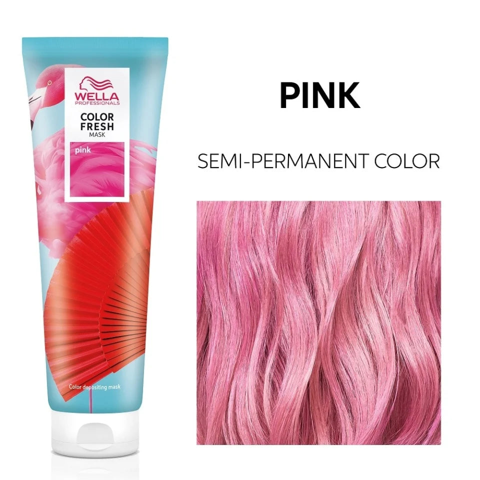 Wella Professionals Color Fresh Mask Pink – Mască nuanțatoare pentru păr, 150 ml