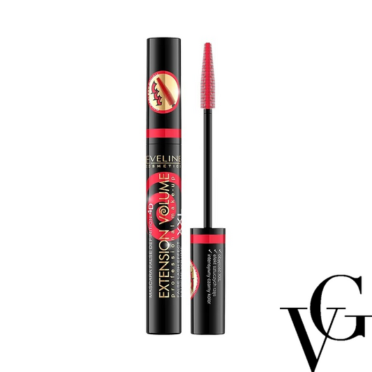 Rimel Extension Volume Professional Make-Up Efect Gene False XXL, 10 ml, Eveline Cosmetics