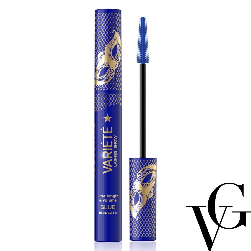 Rimel Variete Lashes Show Blue Color, 9 ml, Eveline Cosmetics