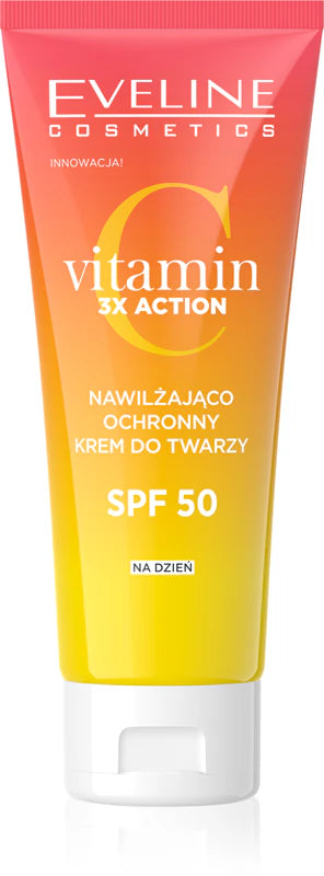 Eveline Cosmetics Vitamin C 3x Action cremă de zi hidratantă SPF 50